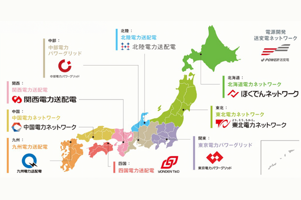 地域の電力会社について：旧一般電力事業者（旧一電）