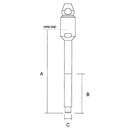 STA-LOK Eye product drawing