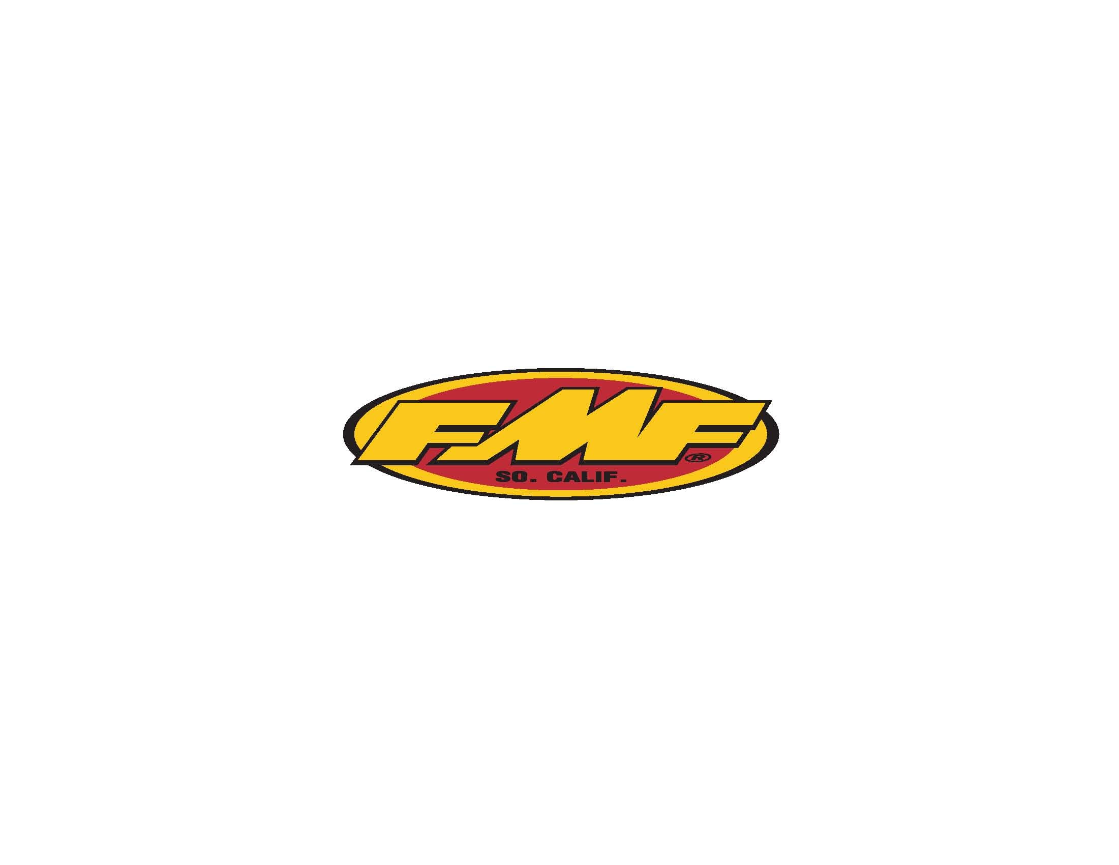 FMF 5" JERSEY STKR (YEL/RED) (INDIVIDUAL) 010597