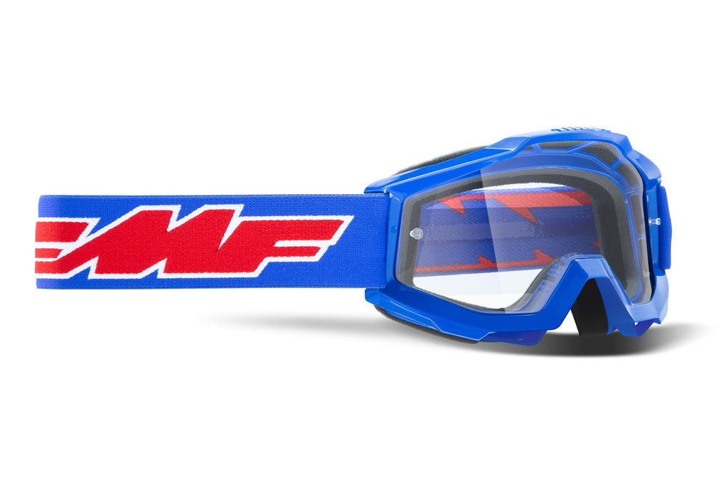 FMF PowerBomb USA Mirror Lens Goggles ゴーグル モトクロス オフロード-