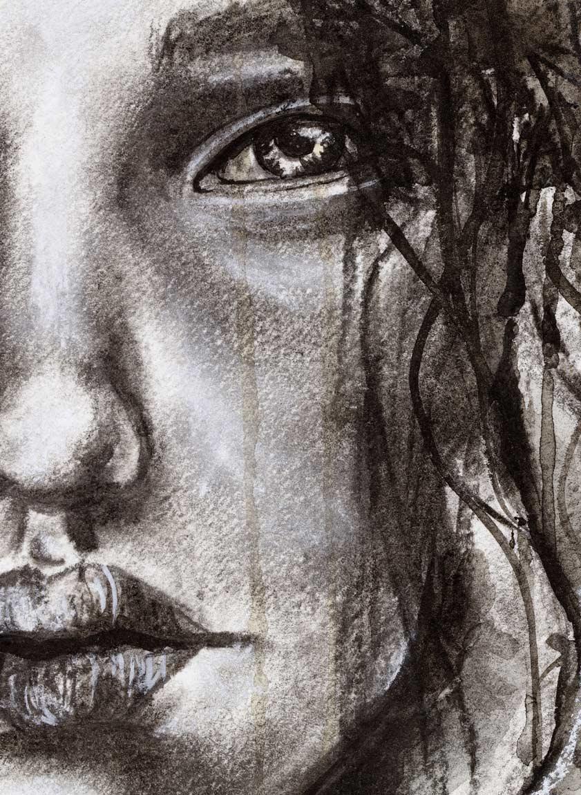 The Best of You II - Original Ink Portrait by Laura Beck - Wyecliffe ...
