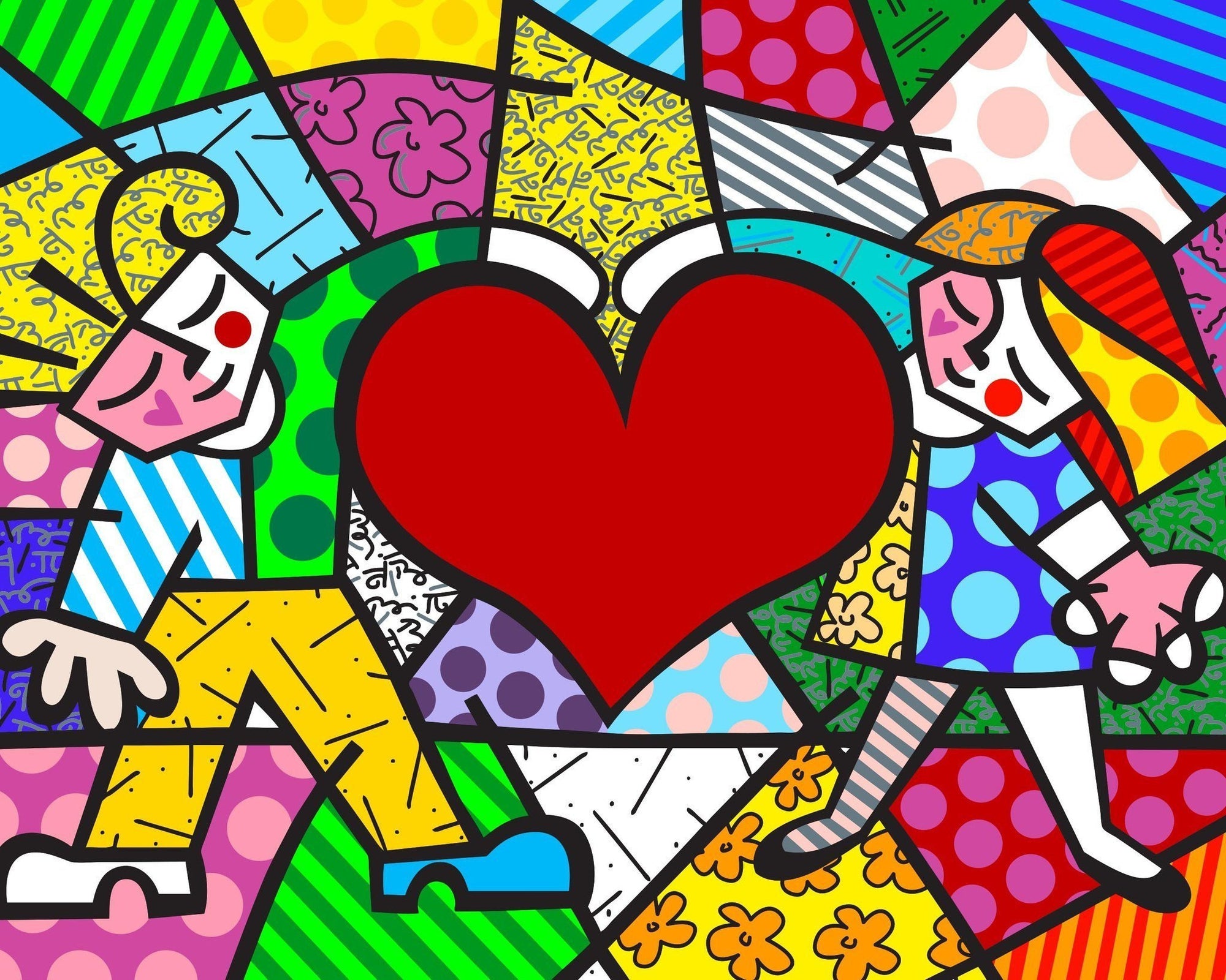 Romero Britto Art Wyecliffe Original Art