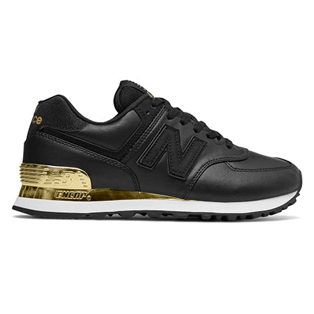 black and gold new balance 574