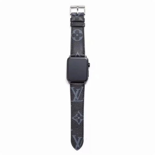 Black Checkered LV High End Apple Watch band – Royalty High Fashion