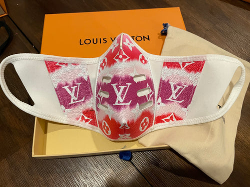 Gucci and Louis vuitton dust mask // Ayo and Teo Face masks