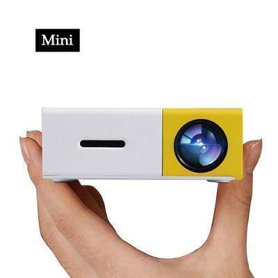 Mini Projetor Portátil LED 600 Lúmens Full HD 1080p