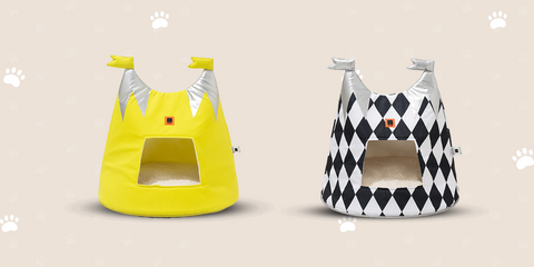 Mewoofun Cat Nest Circus Style Bed