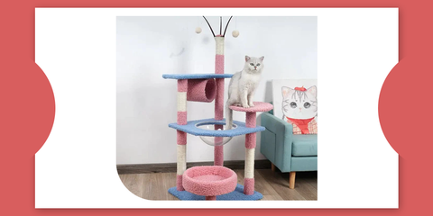 Cat Tree with Scratcher Tower