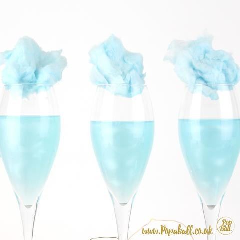 Blue Pearl candy floss cocktails