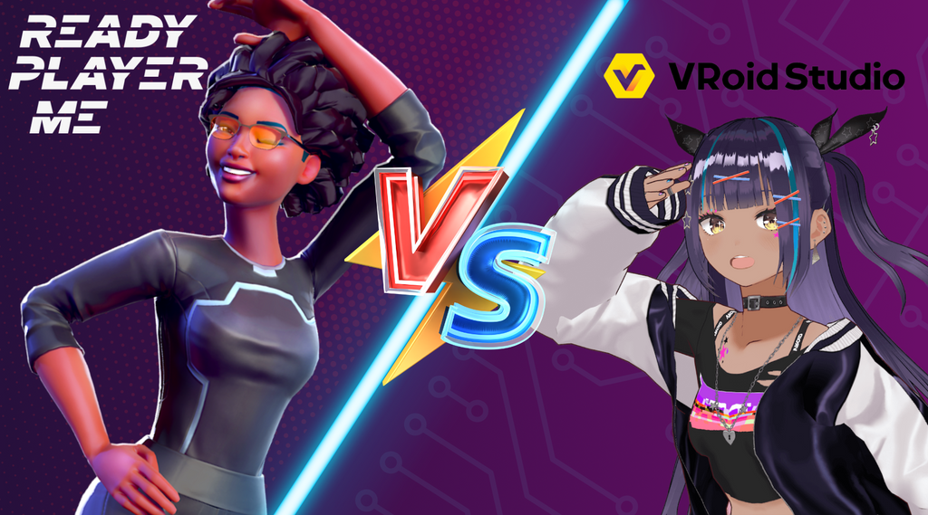 Avatars Ready Player me vs VRoid Studio