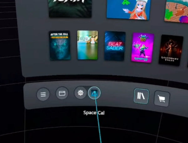 ovr space calibrator in steamvr dashboard