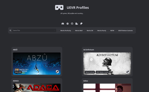 UEVR Profiles