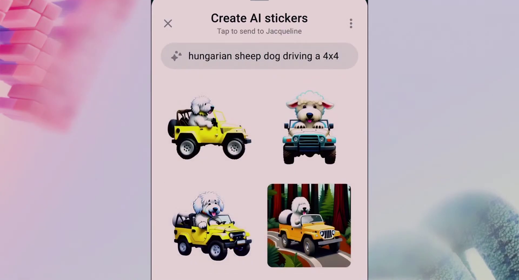 meta connect 2023 AI stickers