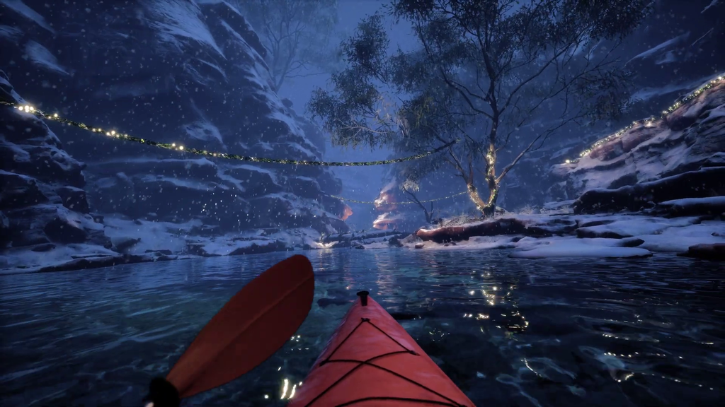 Kayak VR Mirage Holiday Christmas Update