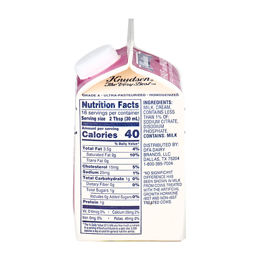 Knudsen Coffee Creamer Half And Half 32 oz – California Ranch Market