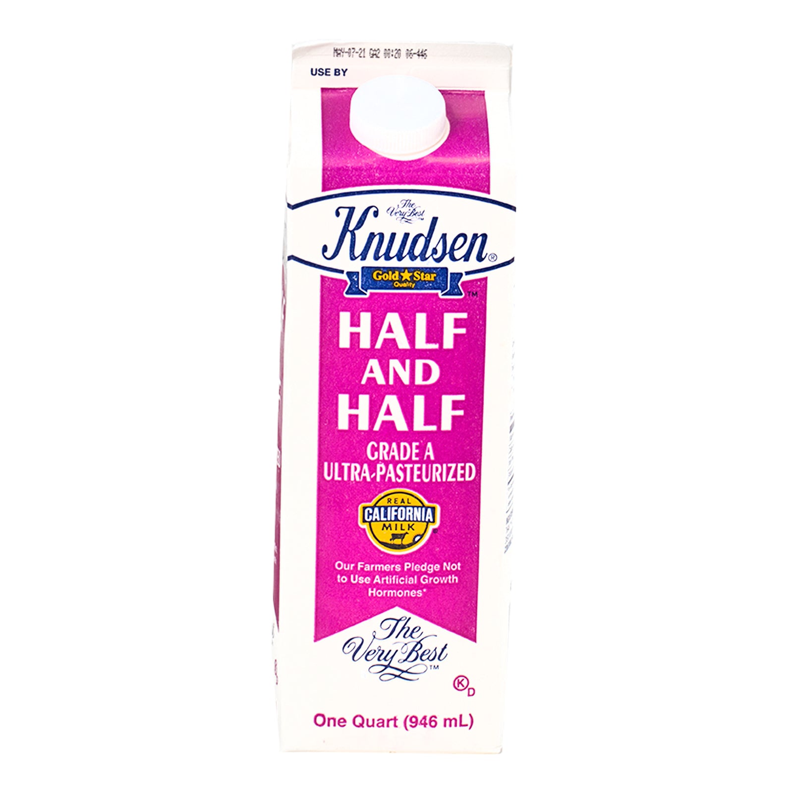 Knudsen Coffee Creamer Half And Half 32 Oz California Ranch Market