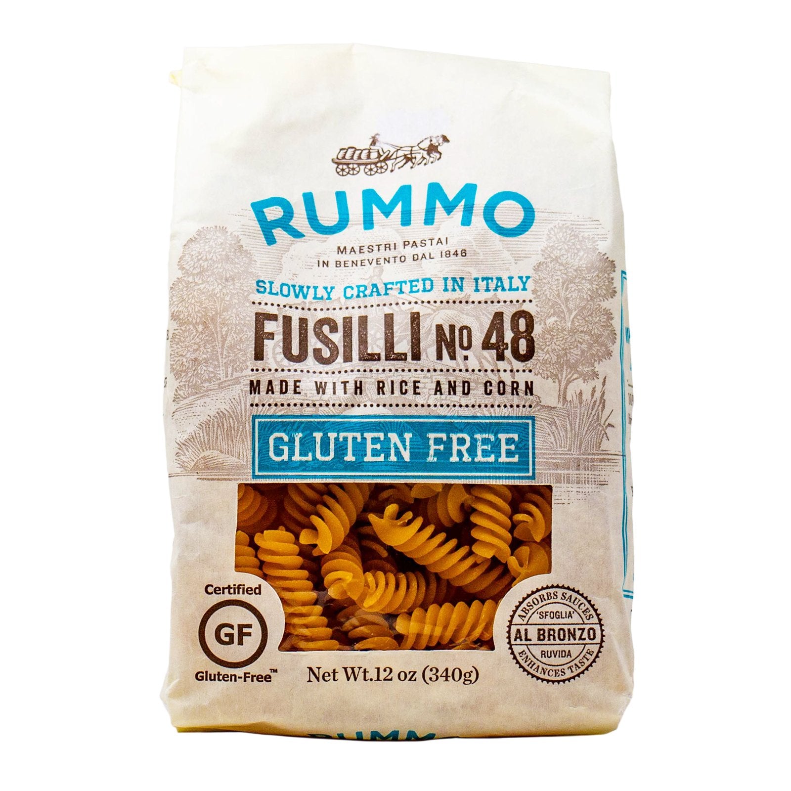 Rummo Pasta Fusilli No. 48 Gutlen Free 12 oz – California Ranch Market