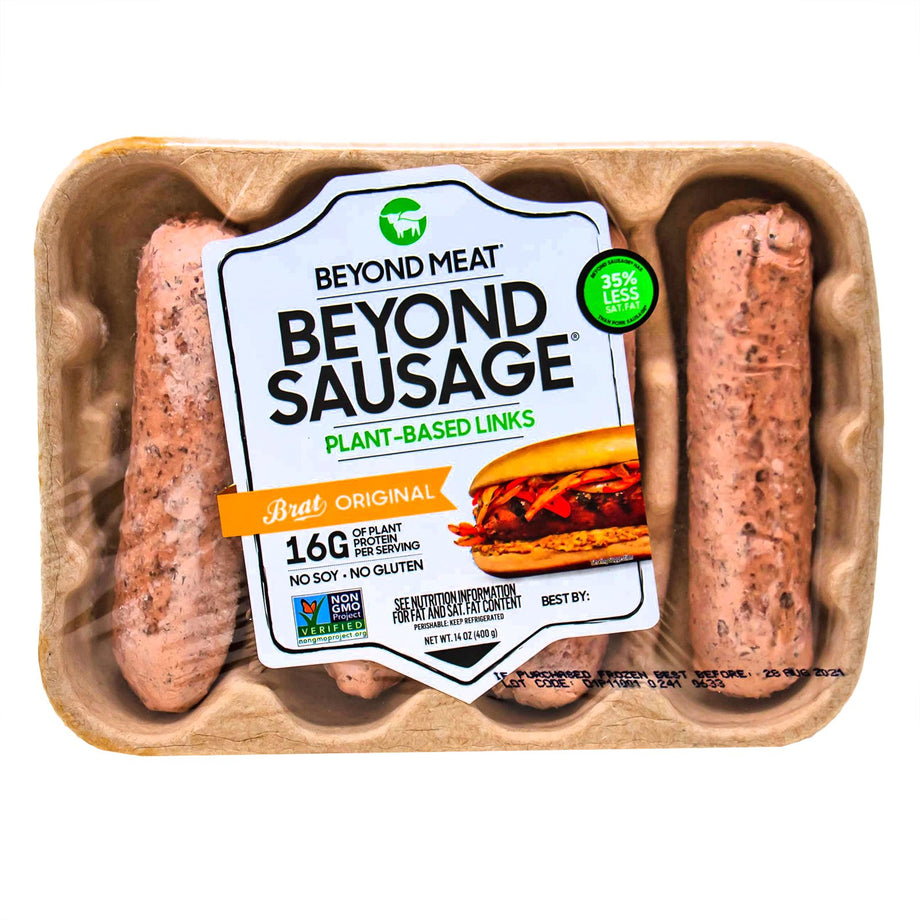 Beyond Sausage Links, Plant-Based, Hot Italian Style - 4 links, 14 oz