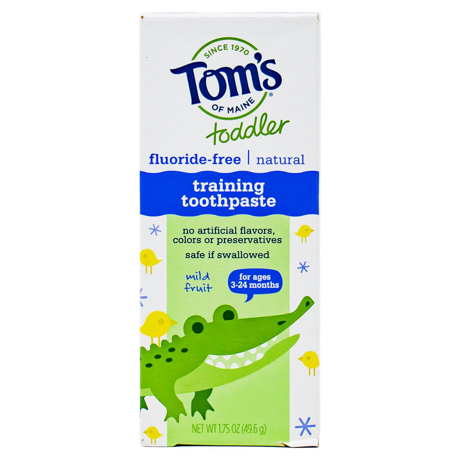 toms training toothpaste