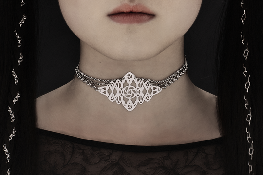 Rigid Goth Choker AYVEE - MYRIL JEWELS – Myril Jewels