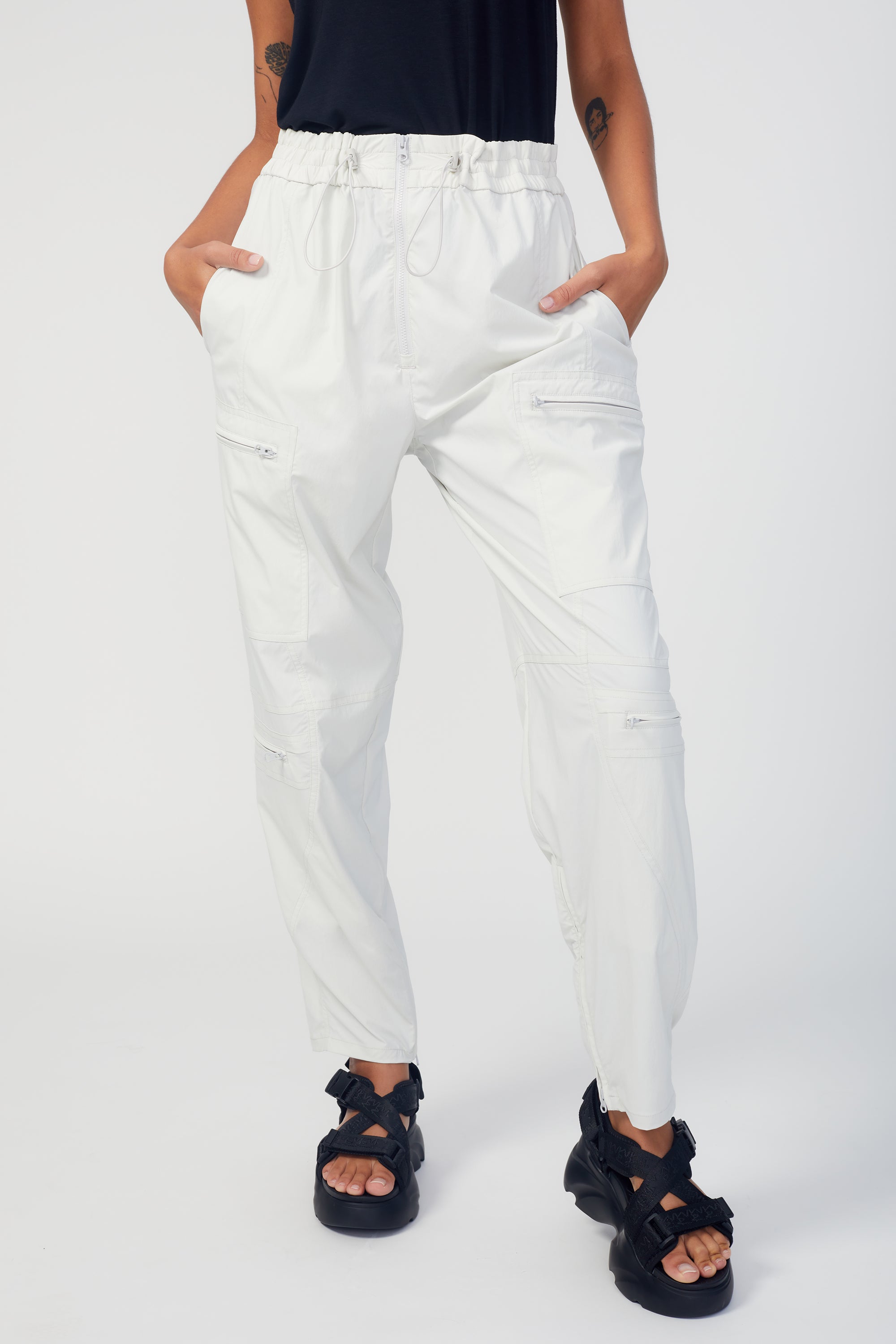 Wide-Leg Snap-Off Pants Holman