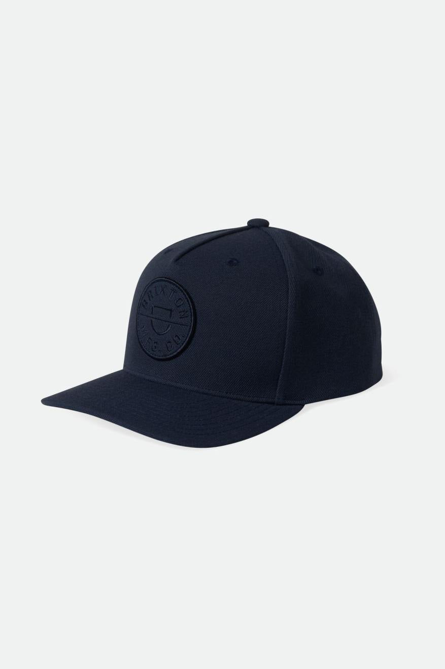 Linwood Medium-Profile Snapback Hat - Black/White – Brixton