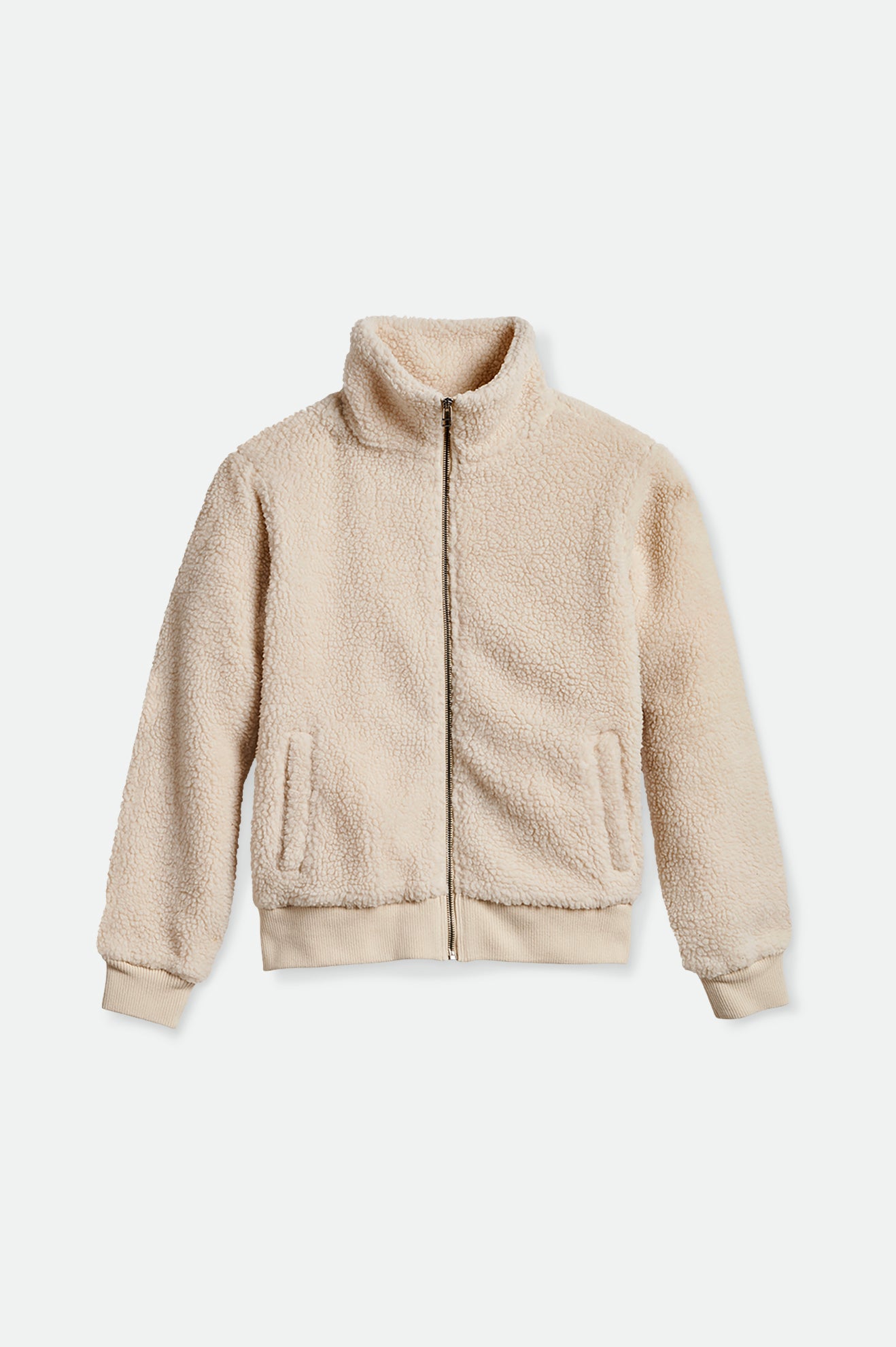 Women's Utopia Sherpa Bomber Jacket in Dove – Brixton