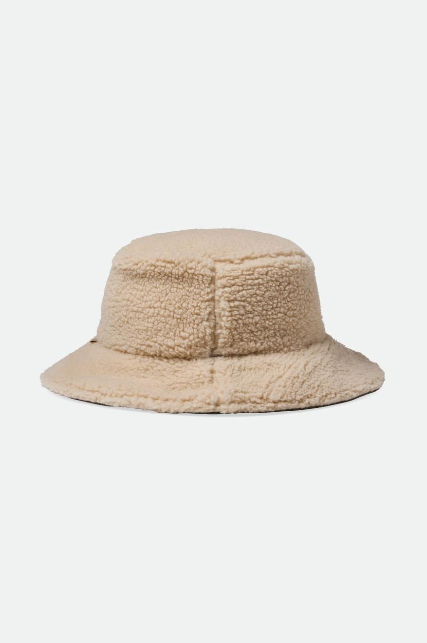 Women's Petra Reversible Bucket Hat - Prairie Floral/Dove Sherpa – Brixton