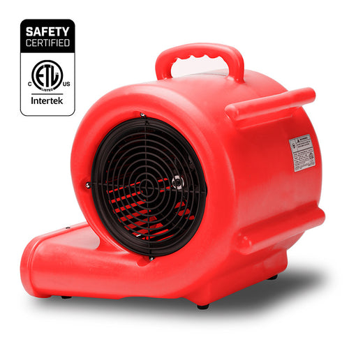 BlueDri ONE-33 ⅓ HP 2900 CFM Industrial Air & Blower Fan: red – GuardianTechnologies