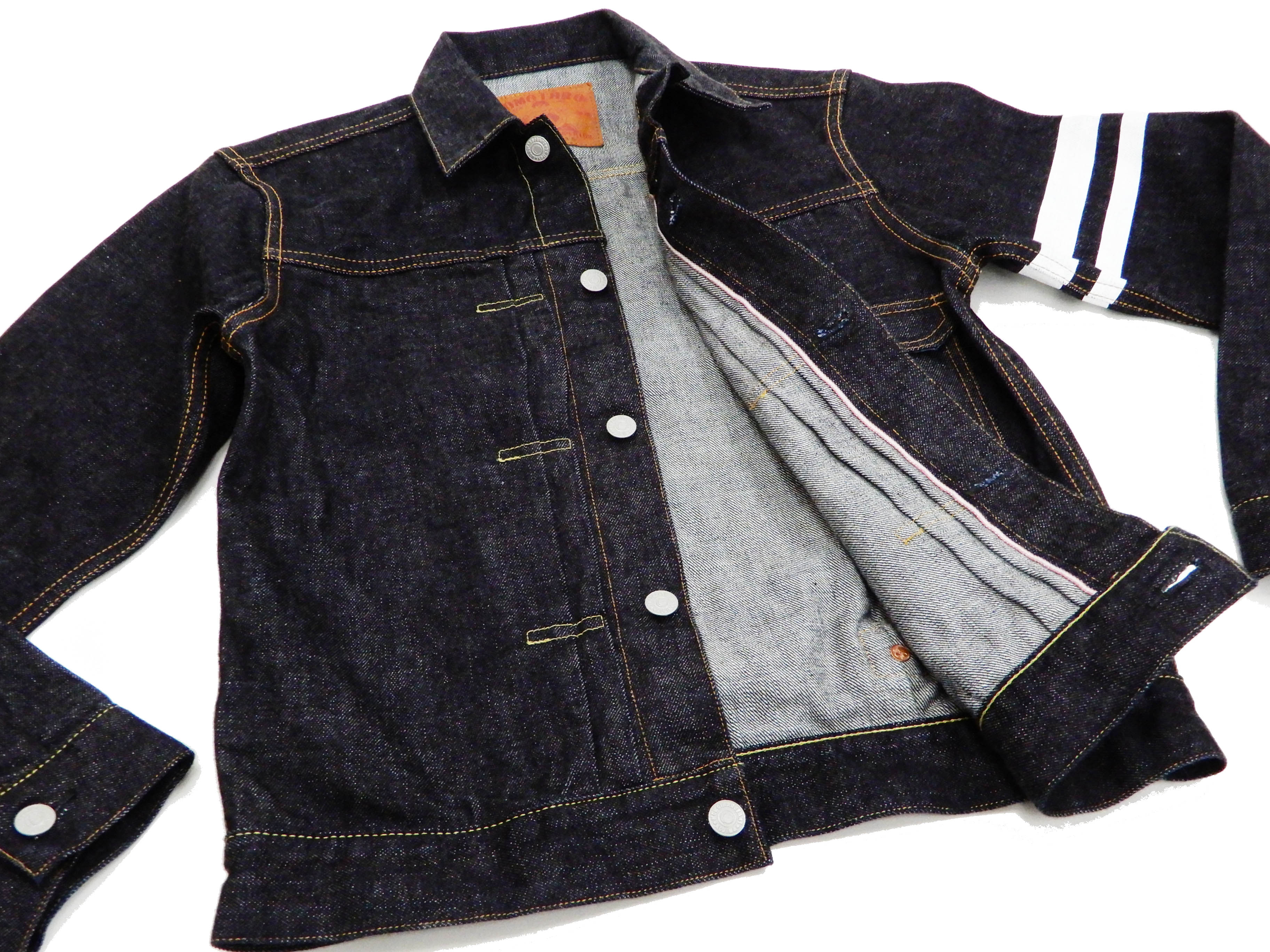 Momotaro Jeans Denim Jacket Men's Japanese Denim Trucker Jacket Type 1 ...