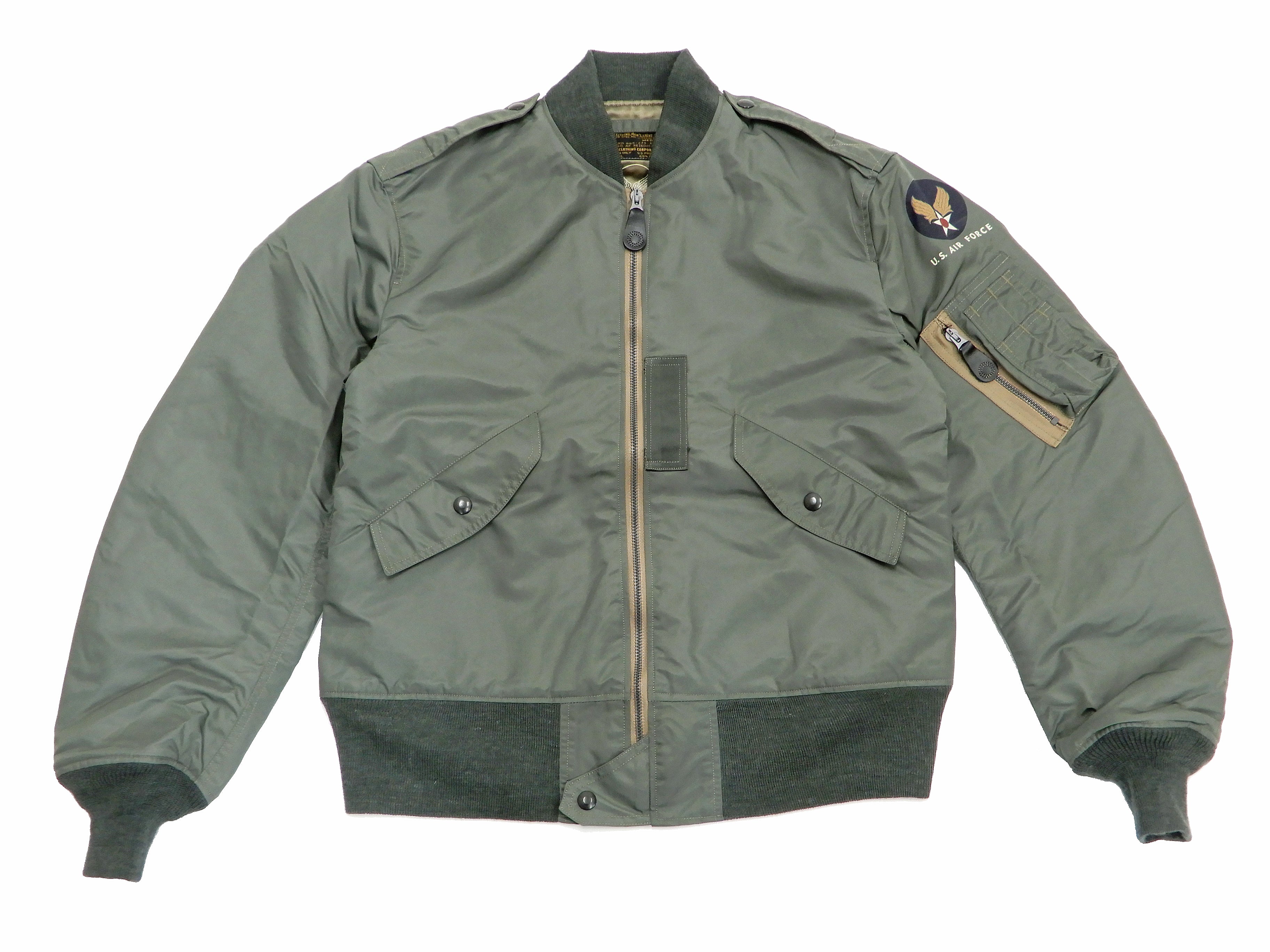 Buzz Rickson Jacket Men's L-2B Flight Jacket Plain Bomber Jacket L2B B ...