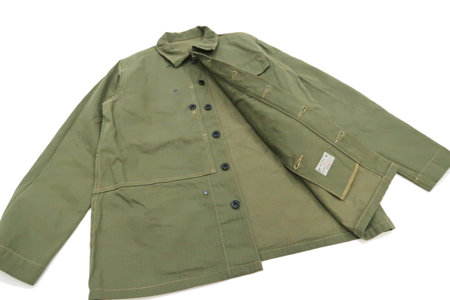 Buzz Rickson Jacket Men's Reproduction of WW2 USMC P44 HBT Utility Jac ...