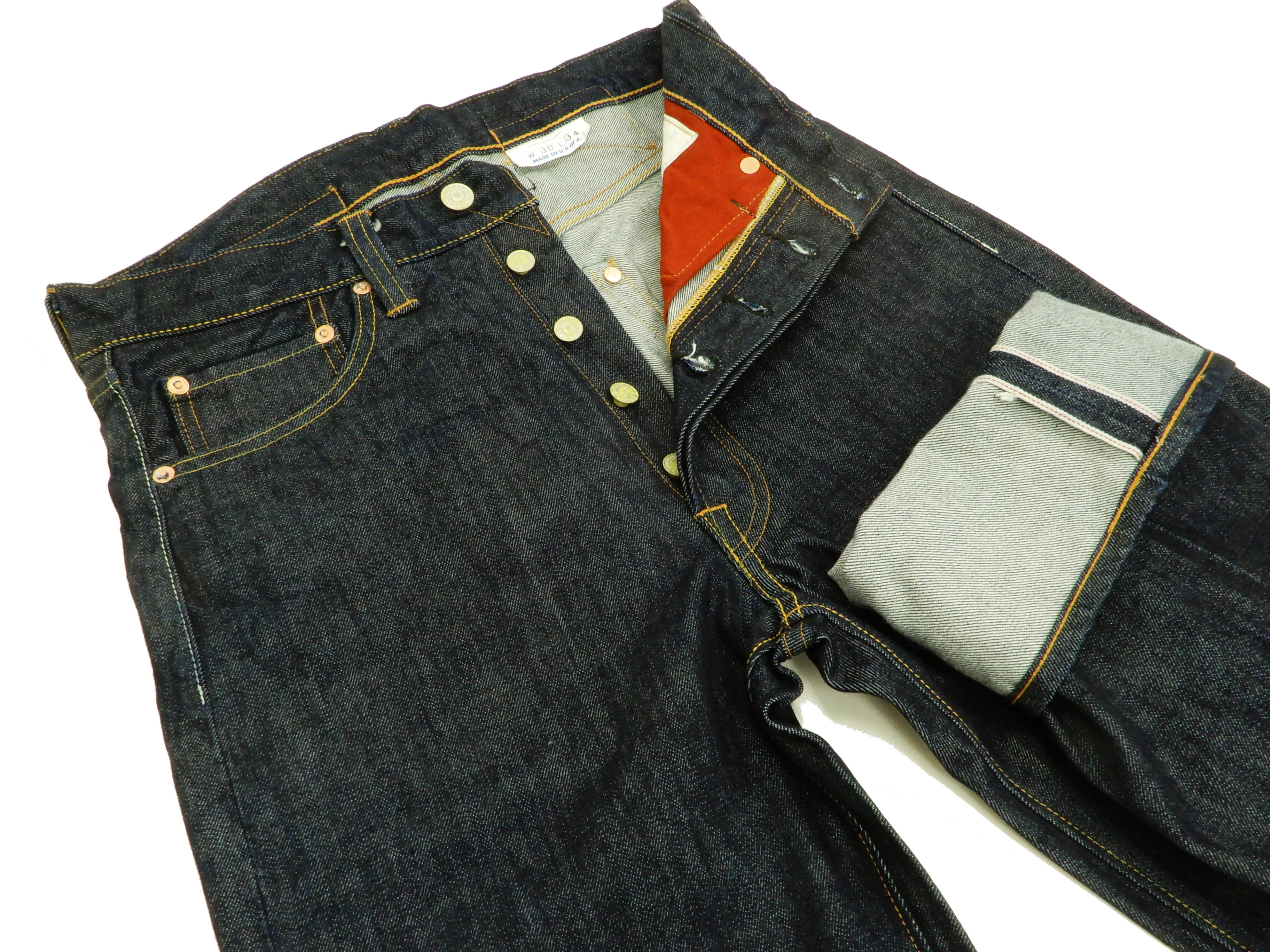 Mister Freedom Jeans Californian LOT. 54BB Buckle Back Men's 13oz Deni ...