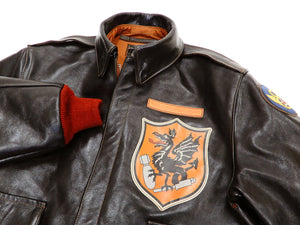 TOYS McCOY Jacket Men's A-2 Flight Jacket A2 Custom Leather Bomber