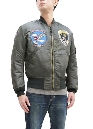 TOYS McCOY MA-1 Flight Jacket Men's Custom MA1 MIL-J-8279A ALBERT