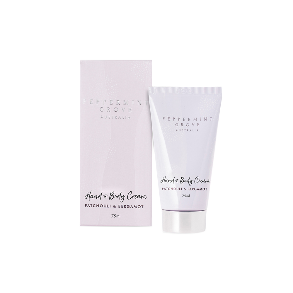 Patchouli & Bergamot Hand & Body Cream Tube 75ml