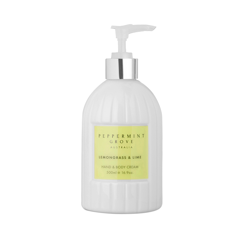 Lemongrass & Lime Hand & Body Cream 500ml