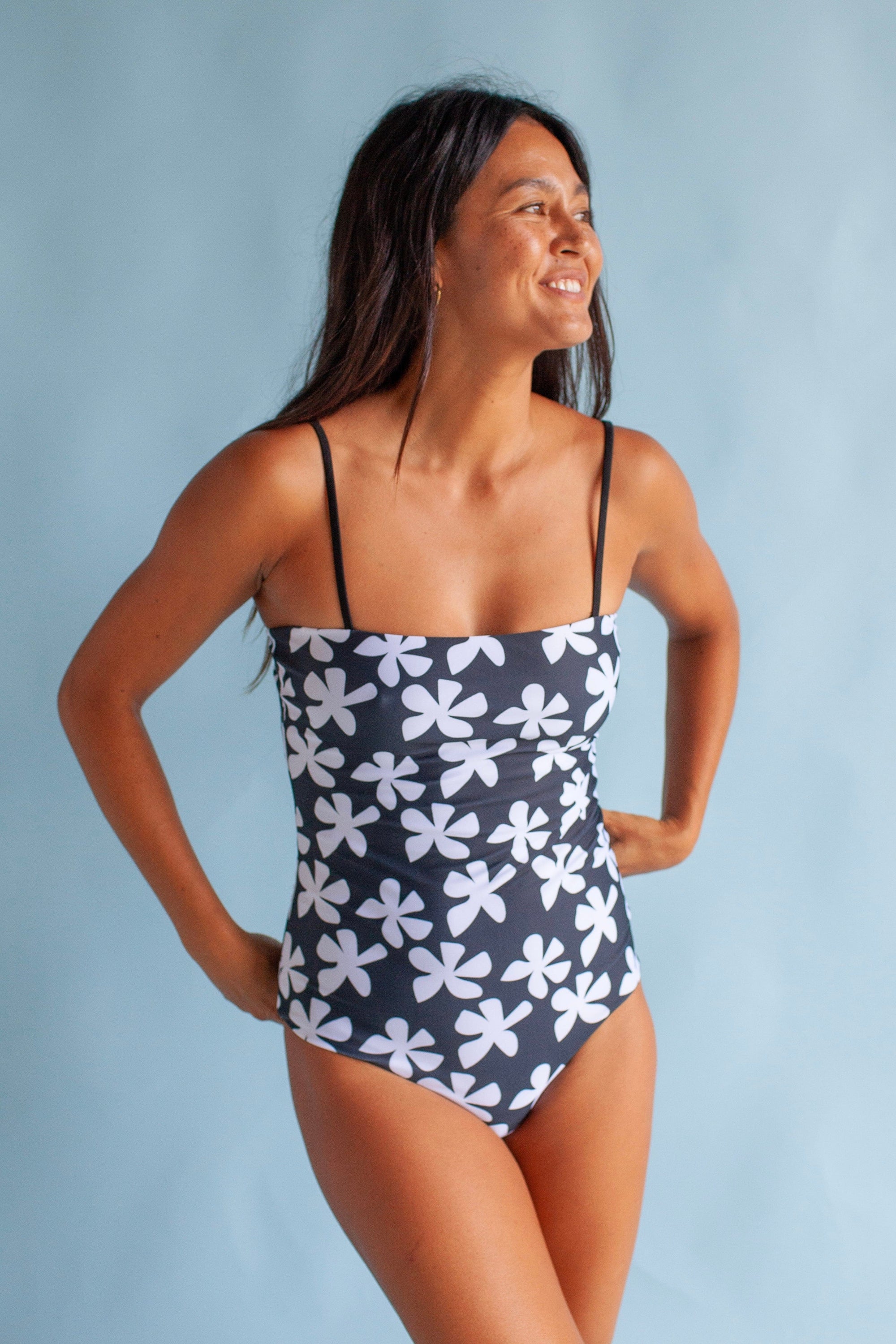 Women's Cutout One Piece in Black Shaka - OF ONE SEA