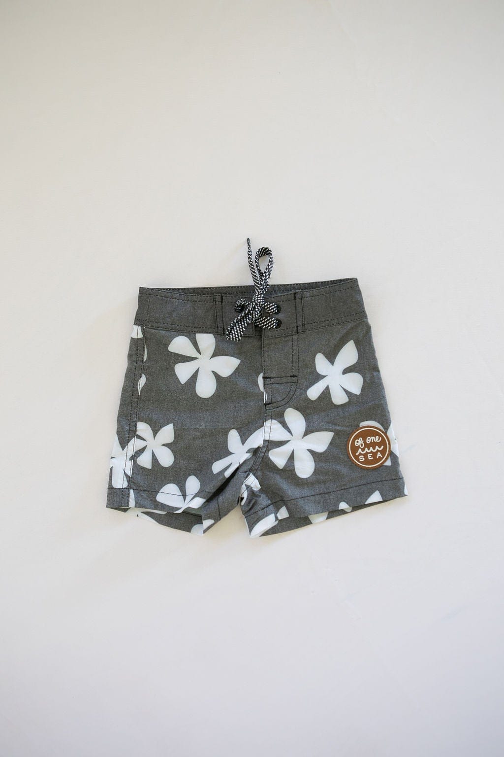 Kid's Townshorts in Light Blue and Yellow Colorblock Patch - OF