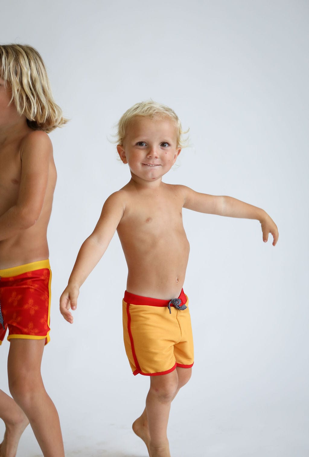 Swim Tagged Boys OF ONE SEA   Of One Sea Kids Toddler Soft Short For Swim In Yellow Ribbed 30662308003951 5000x 