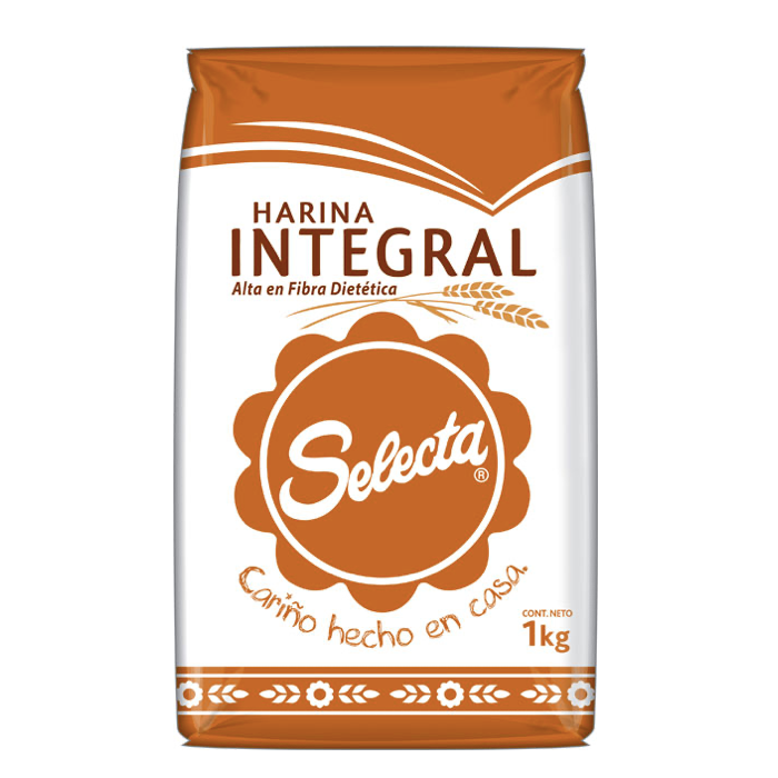 Selecta Harina Integral 1000 g - Carozzi — Justo y Saludable