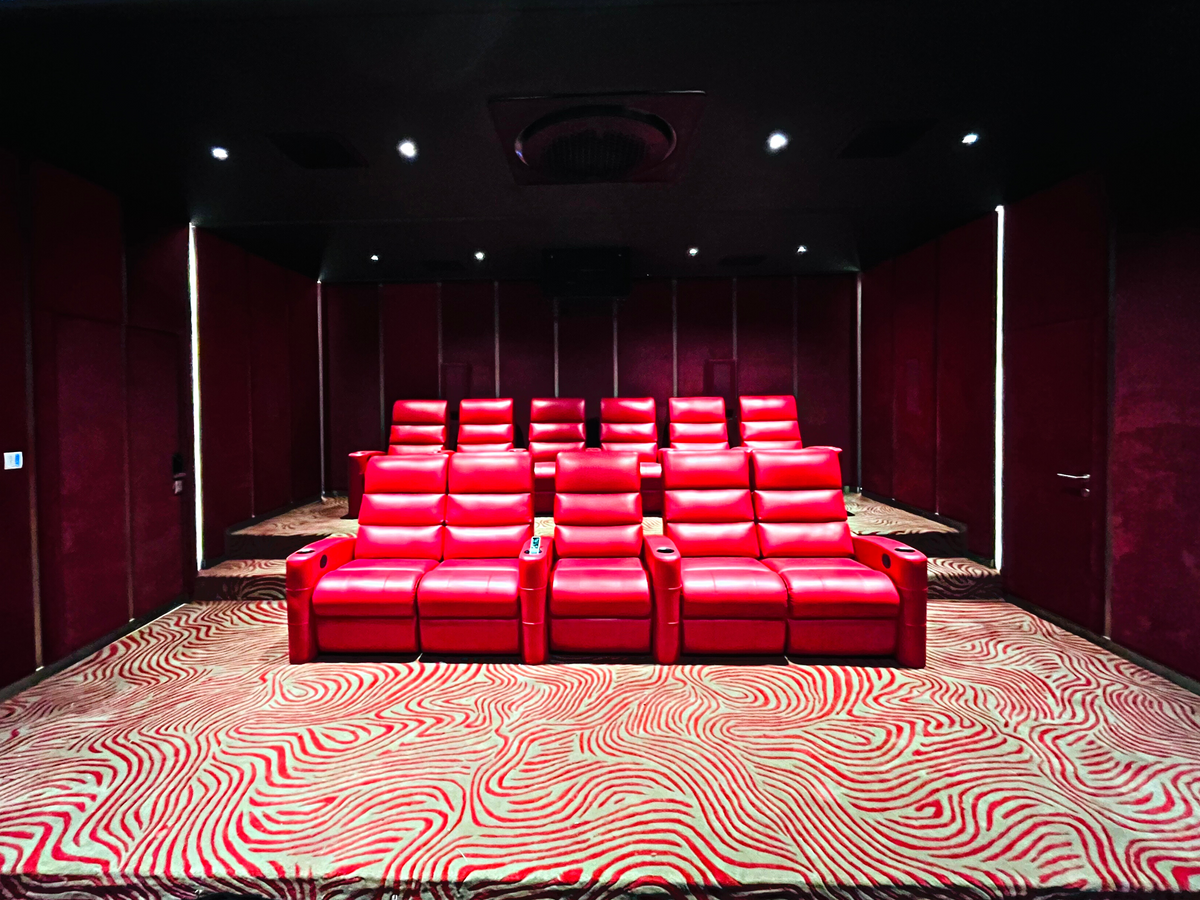 Recliners in dedicated Home theatre