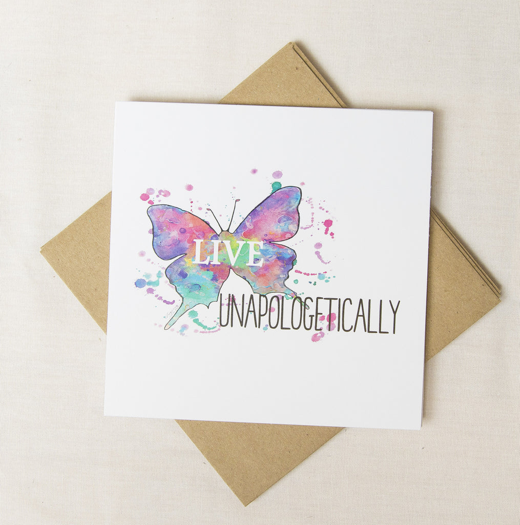 Live Unapologetically Note Card