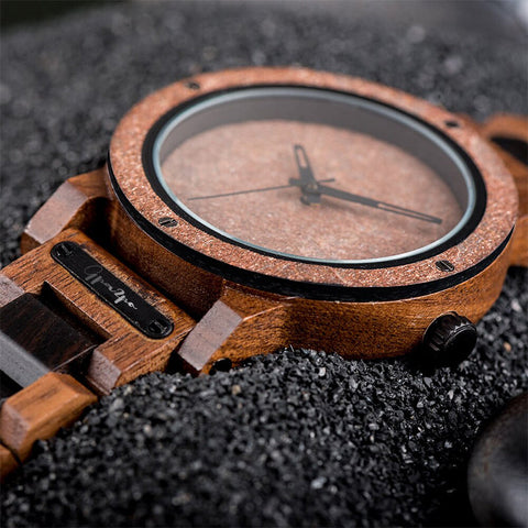 montre en bois naturel fusion | gpa2po