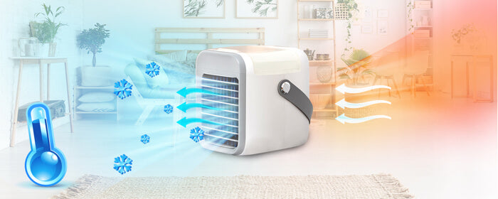 Blaux Portable AC Cooler - Ultra Cool Evaporative Air Conditioner Cool ...