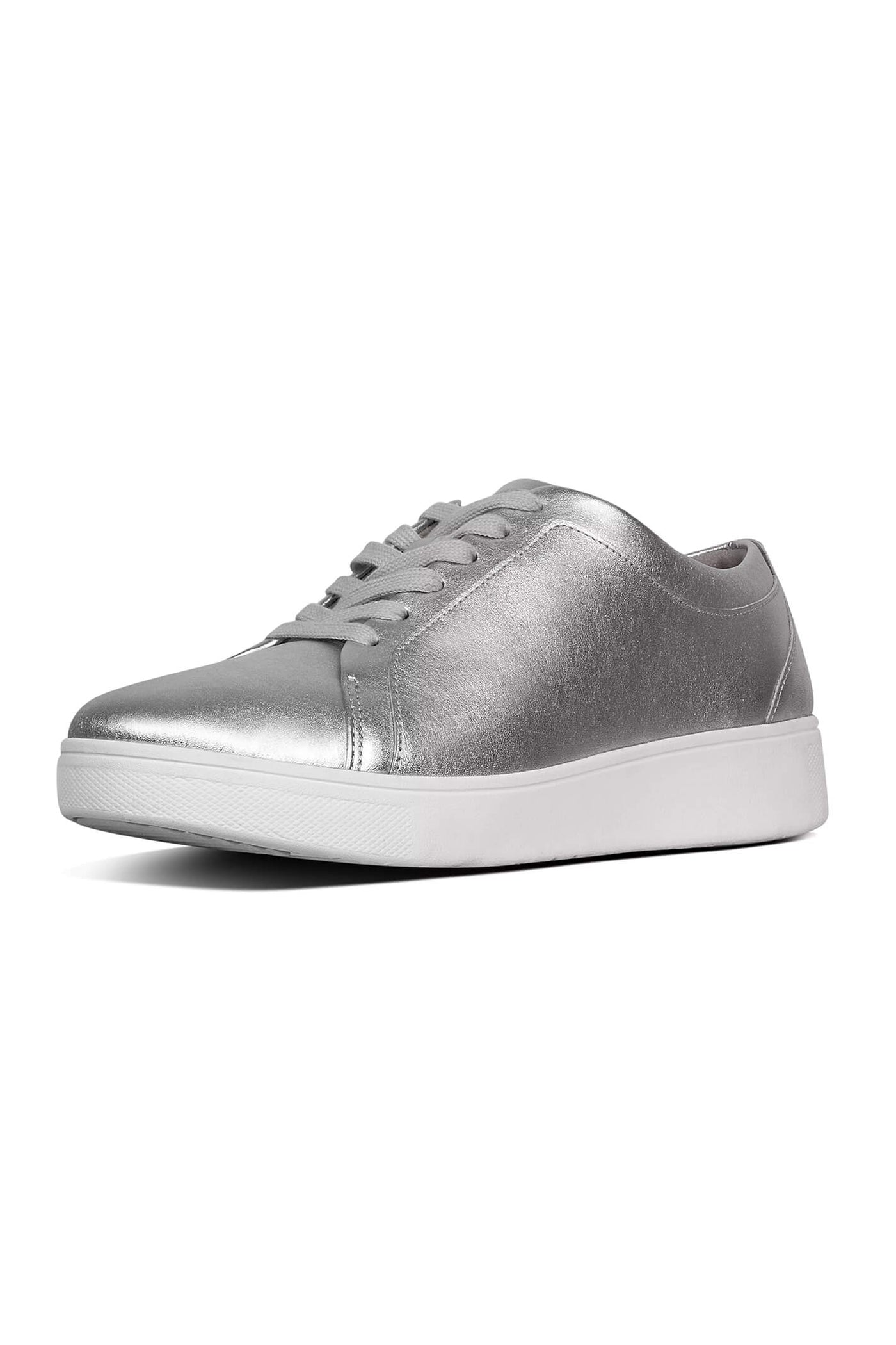 Fitflop Rally X22-011 Silver Trainer | Shirley Allum