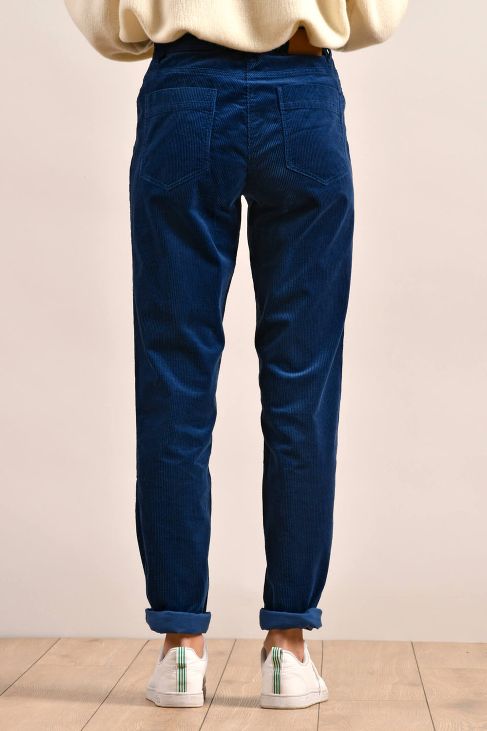 Mat De Misaine Perrycor-34728 U245 Blue Bleach Denim Cropped Jeans