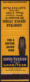 Vintage matchbook cover GOODYEAR TIRES Goodyear Service Stores Mobile Alabama