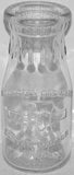 Vintage milk bottle PRODUCERS CREAMERY Benton Harbor Michigan embossed half pint
