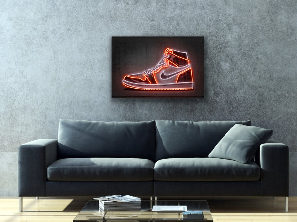 jordan sneaker canvas art